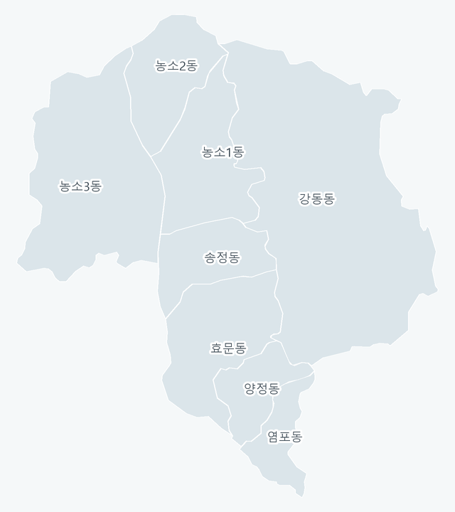 북구 행정동 경계 지도