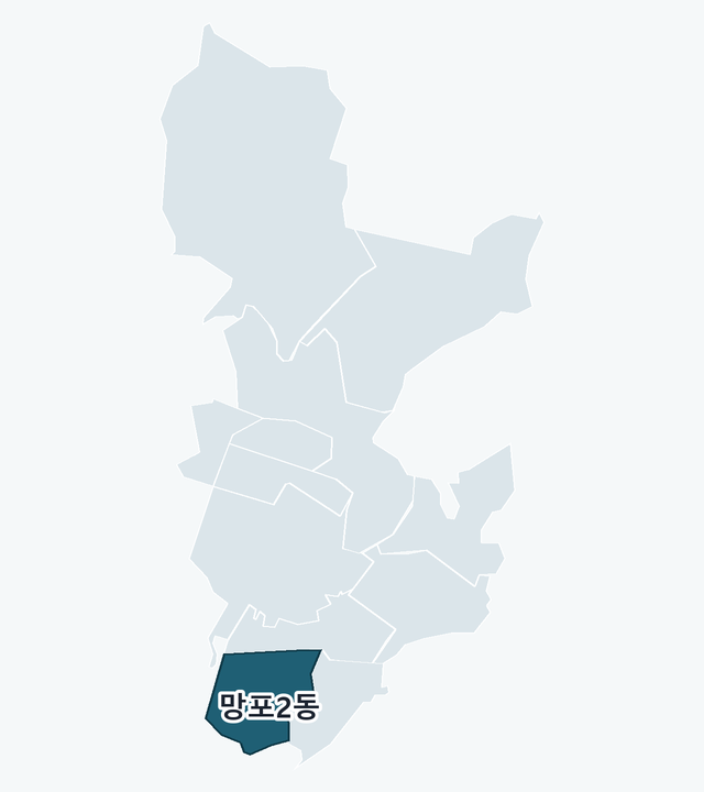 수원시 영통구 망포2동 위치 — 수원시 영통구 행정동 경계 지도