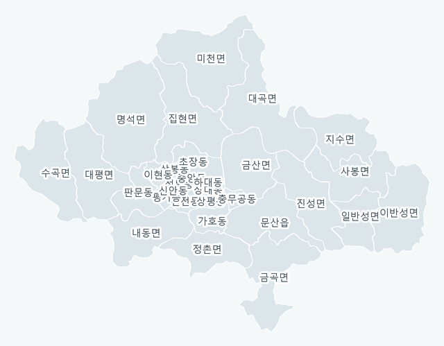 진주시 행정동 경계 지도